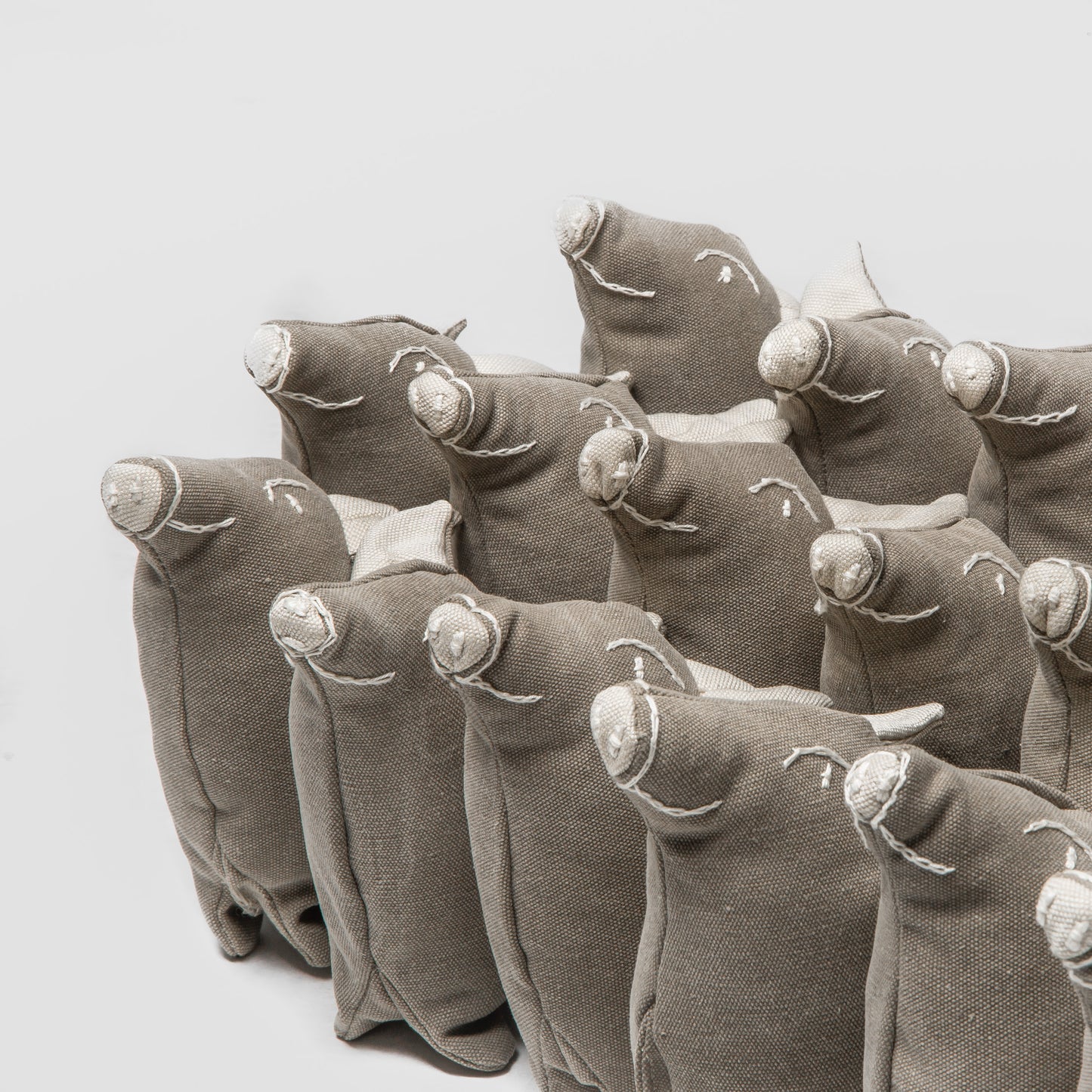 Hundespielzeug Schweinchen "Rosa" Canvas Sand