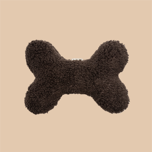Plüsch Hundespielzeug Love Bone Brown