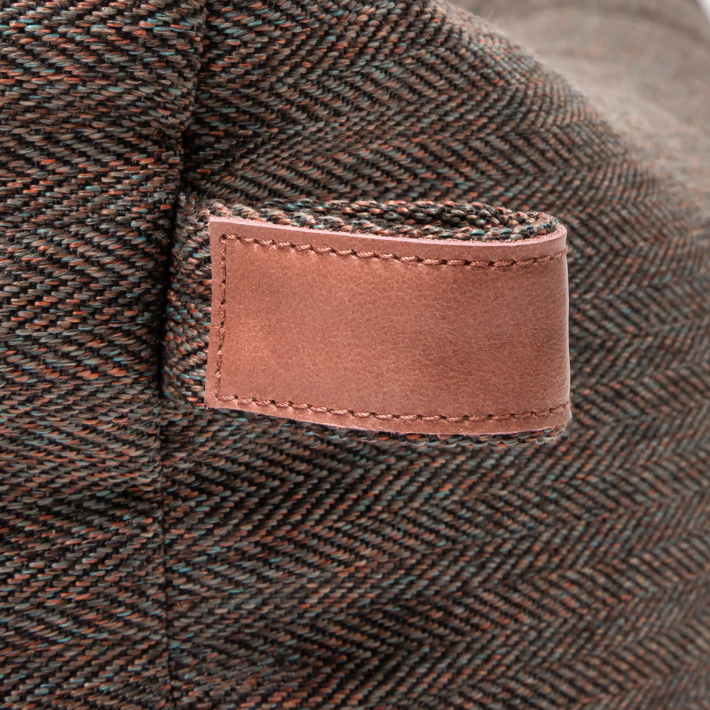 Hundebett Sleepy Deluxe Herringbone Brown