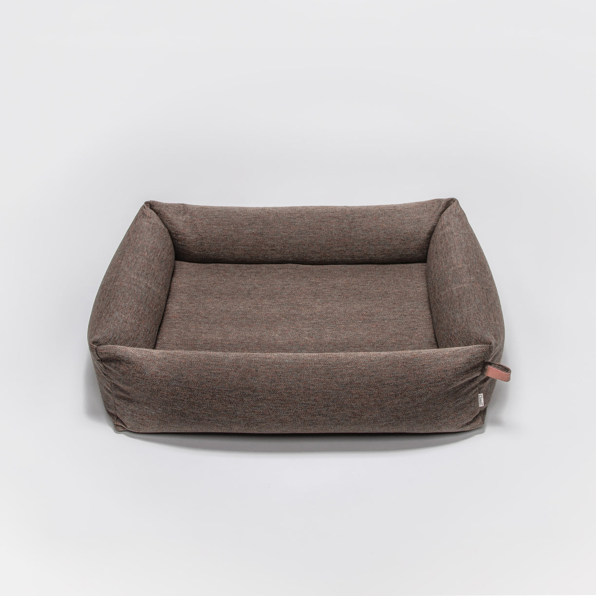 Hundebett Sleepy Deluxe Herringbone Brown