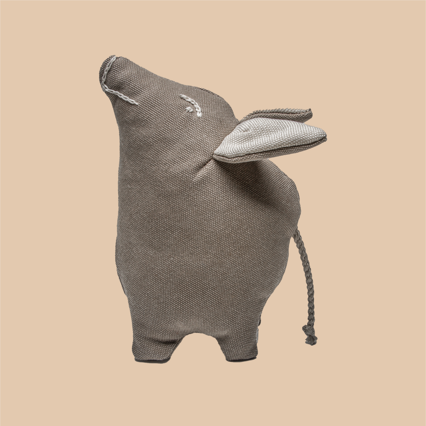 Hundespielzeug Schweinchen "Rosa" Canvas Sand