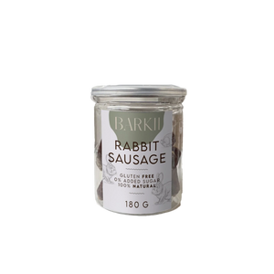 Barkii Weiche Würstchen | Kaninchen | 180g.